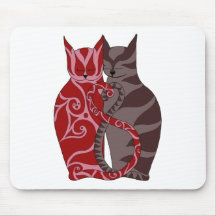 Kitty Love Mouse Pad