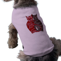 Kitty Love pet tee pet clothing by purrprints Kitty Love pet tee pet clothing