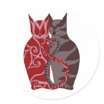 Kitty Love stickers