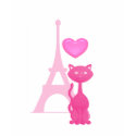 Kitty Loves Paris t-shirts