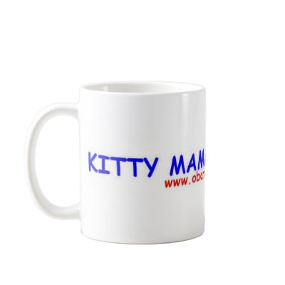 Kitty Mama for Obama Coffee Mugs by darthdialup