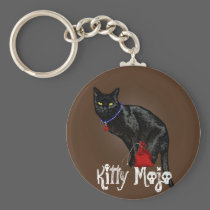 Kitty Mojo Keychain