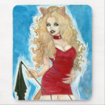 Kitty Mousepad mousepads by ArtofJamesAdams Kitty Mousepad mousepads