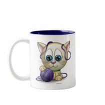 Kitty mugs by smileycentral Kitty mugs