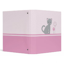 Kitty - pink binder binders