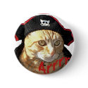 Kitty Pirate Arrrr buttons