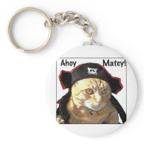 Kitty Pirate Key Chains