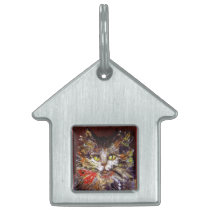 KITTY PORTRAIT PET NAME TAGS