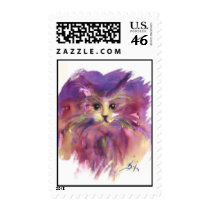 KITTY PORTRAIT postage by bulgan_lumini KITTY PORTRAIT postage