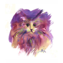 KITTY PORTRAIT t-shirts by bulgan_lumini KITTY PORTRAIT t-shirts