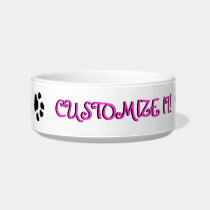 Kitty Prints Pet Bowl Cat Water Bowls