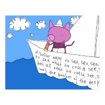 Kitty Sailor Poster posters