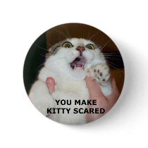 Kitty Scared buttons by OrdonCrane Kitty Scared buttons