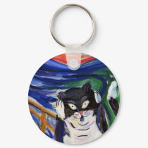 Kitty Scream Keychain