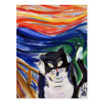 Kitty Scream Postcard postcards