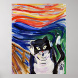 Kitty Scream Poster posters