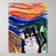 Kitty Scream Poster