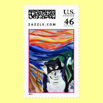 Kitty Scream Stamp stamps