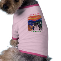 Kitty Scream with Scream Text Pet Clothing