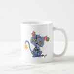 Kitty Tangled in Ornaments Coffee Mug