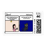 Kitty Thoughts Postage Stamps