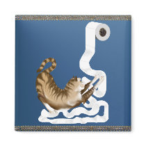 Kitty Toilet Paper Fetish Magnet