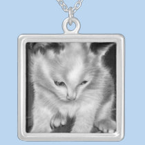 Kitty toy kitten Necklace necklaces