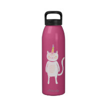 Kitty Unicorn Drinking Bottles
