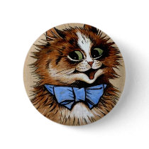 Kitty with a Bow Tie Buttons