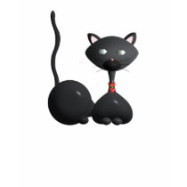 Kitty with red collar shirt by candystore Kitty with red collar shirt