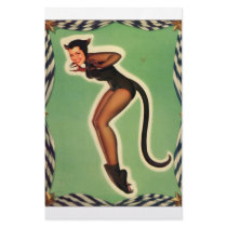 Kitty Woman Personalized Stationery