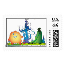 Kittybeast Heads Home postage by Gallery_Bizarre Kittybeast Heads Home postage