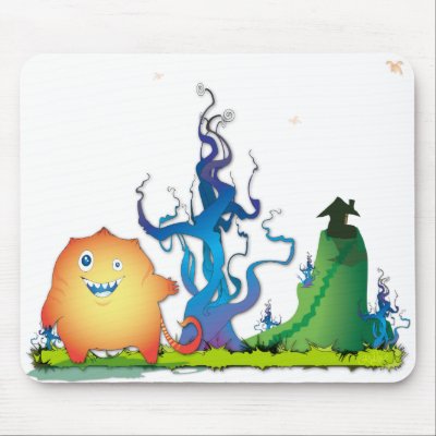 Kittybeast Mousepad by Gallery_Bizarre
