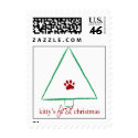 Kitty's 1st Christmas postage