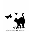Kittys Are Free - Black t-shirts