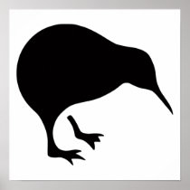 Kiwi All blacks and All Whites New Zealand gear Poster