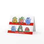 Kiwi Birds Christmas Holiday Card