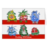 Kiwi Birds Christmas Holiday Card