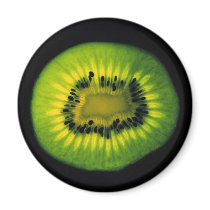 Kiwi Black magnets by JuJuGarden Kiwi Black magnets