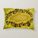 Kiwi cut decorative pillow