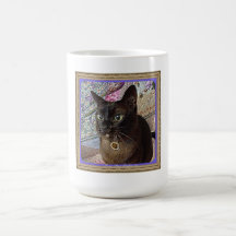 Kiwi in a Box, series 1, pose 1, violet Coffee Mugs