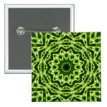 Kiwi Kaleidoscope Buttons