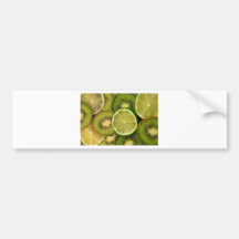 Kiwi lemon and lime bumper stickers