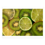 Kiwi lemon and lime post cards