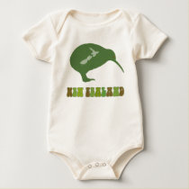 Kiwi New Zealand Baby Onesie Shirt