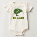 Kiwi New Zealand Baby Shirt by kiwisoutback Kiwi New Zealand Baby Shirt