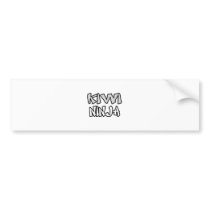 Kiwi Ninja bumper stickers by Kiwi_Pride Kiwi Ninja bumper stickers
