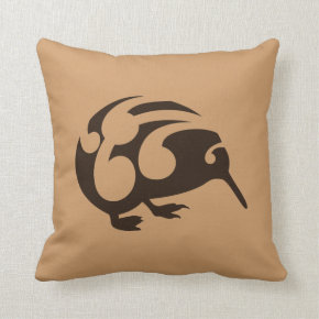 KIWI NZ bird cushion Throw Pillow