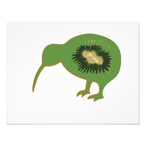 kiwi nz kiwifruit personalized invitation