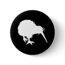 Kiwi Silhouette buttons